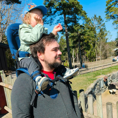 at the zoo